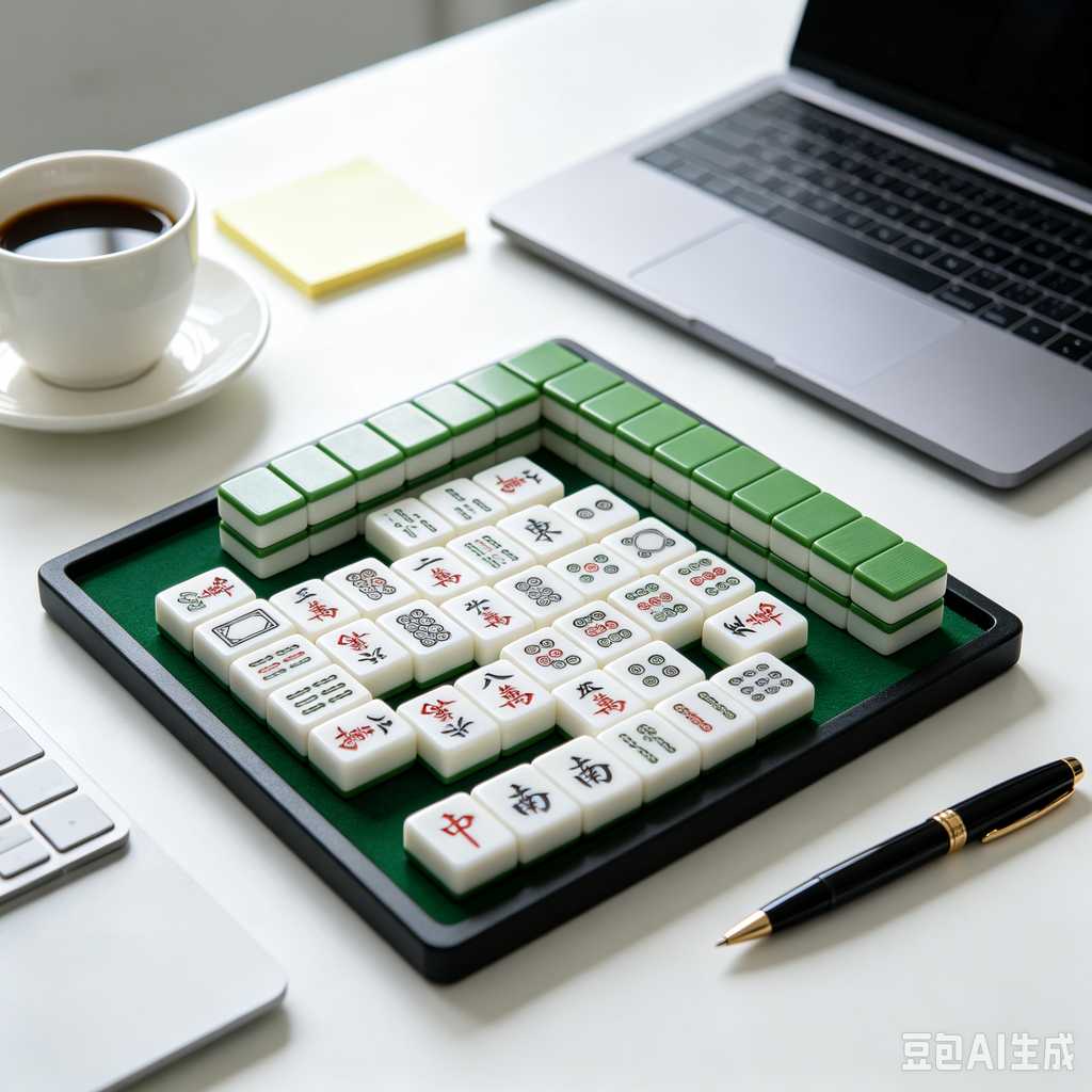 luggage portable mahjong tiles